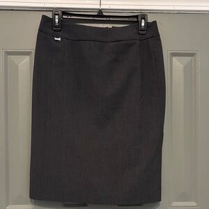 Calvin Klein Charcoal Pencil Skirt